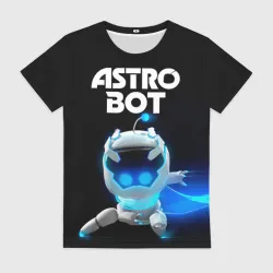 Женская футболка 3D Astro bot