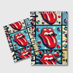 Блокнот Rolling Stones logo - pop art - фото 2