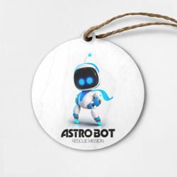 Деревянная игрушка круг Astro Bot - rescue mission 