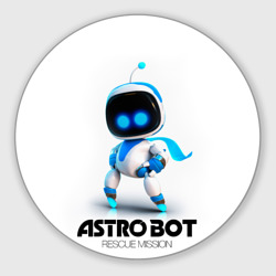 Круглый коврик для мышки Astro Bot - rescue mission 