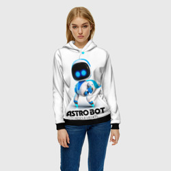 Женская толстовка 3D Astro Bot - rescue mission  - фото 2