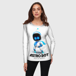Женский лонгслив 3D Astro Bot - rescue mission  - фото 2