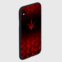 Чехол для iPhone XS Max матовый Code Geass red poly - фото 2