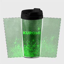 Термокружка-непроливайка Kuromi - green gradient посередине - фото 2