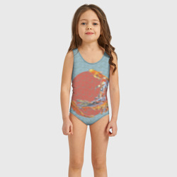 Детский купальник 3D Рыба карпы кои