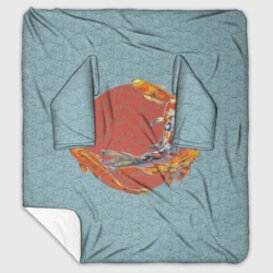 Плед с рукавами Рыба карпы кои