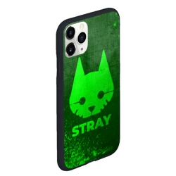 Чехол для iPhone 11 Pro Max матовый Stray - green gradient - фото 2