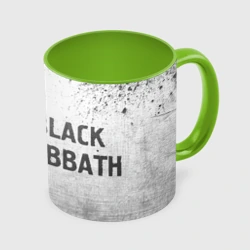 Кружка с полной запечаткой Black Sabbath - white gradient по-горизонтали