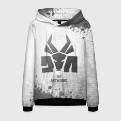 Мужская толстовка 3D Die Antwoord - white gradient