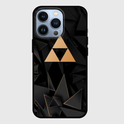 Чехол для iPhone 13 Pro Zelda golden poly