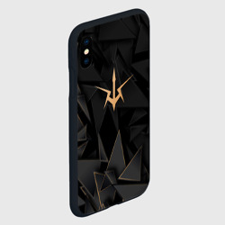 Чехол для iPhone XS Max матовый Code Geass golden poly - фото 2