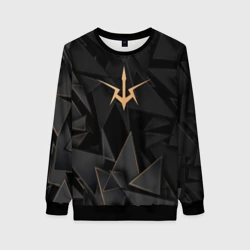 Женский свитшот 3D Code Geass golden poly