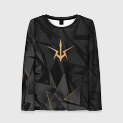 Женский лонгслив 3D Code Geass golden poly