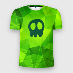 Мужская футболка 3D Slim Babymetal green poly