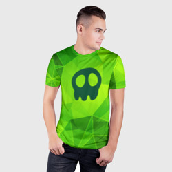 Мужская футболка 3D Slim Babymetal green poly - фото 2