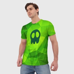 Мужская футболка 3D Babymetal green poly - фото 2