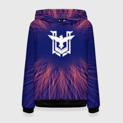 Женская толстовка 3D Free Fire red energy