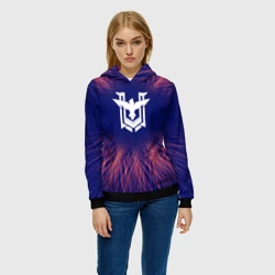 Женская толстовка 3D Free Fire red energy - фото 2