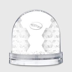 Игрушка Снежный шар Jaguar white poly