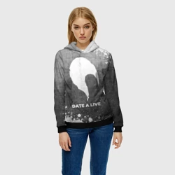 Женская толстовка 3D Date A Live - grey gradient - фото 2