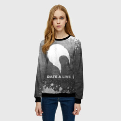 Женский свитшот 3D Date A Live - grey gradient - фото 2