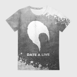 Женская футболка 3D Date A Live - grey gradient