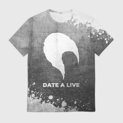 Мужская футболка 3D Date A Live - grey gradient