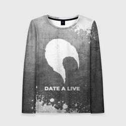 Женский лонгслив 3D Date A Live - grey gradient