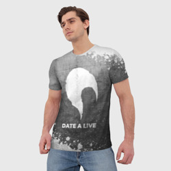 Мужская футболка 3D Date A Live - grey gradient - фото 2