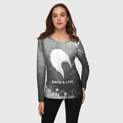Женский лонгслив 3D Date A Live - grey gradient - фото 2