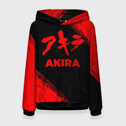 Женская толстовка 3D Akira - red gradient