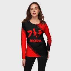 Женский лонгслив 3D Akira - red gradient - фото 2