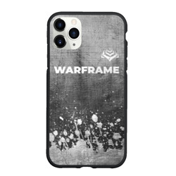 Чехол для iPhone 11 Pro Max матовый Warframe - grey gradient посередине