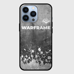 Чехол для iPhone 13 Pro Warframe - grey gradient посередине