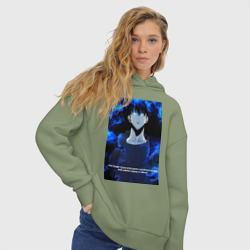 Женское худи Oversize хлопок Sung Jinwoo - фото 2