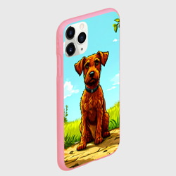 Чехол для iPhone 11 Pro Max матовый Ирландский терьер в развалинах - фото 2