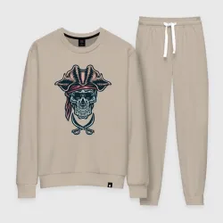 Женский костюм хлопок Мёртвый пират