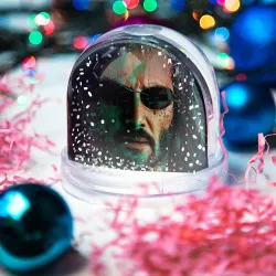 Игрушка Снежный шар Matrix - Keanu Reeves - фото 2