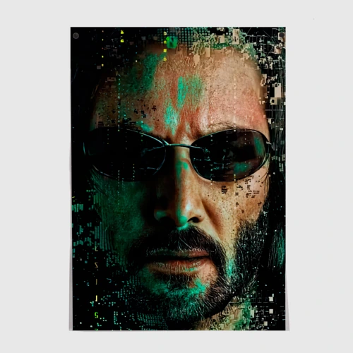 Постер Matrix - Keanu Reeves