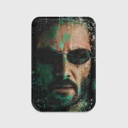 Картхолдер Magsafe магнитный Matrix - Keanu Reeves