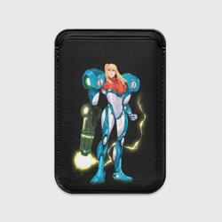 Картхолдер Magsafe магнитный Metroid - Samus Aran
