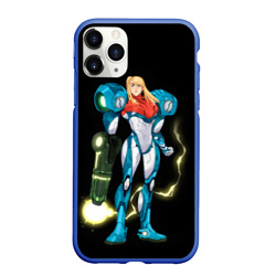Чехол для iPhone 11 Pro Max матовый Metroid - Samus Aran