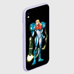 Чехол для iPhone XS Max матовый Metroid - Samus Aran - фото 2