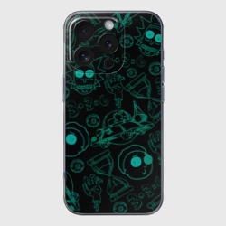 Чехол для iPhone 16 Pro Max силиконовый с защитой камеры Рик и морти заставка