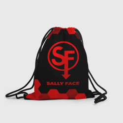 Рюкзак-мешок 3D Sally Face - red gradient