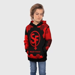 Детская толстовка 3D Sally Face - red gradient - фото 2
