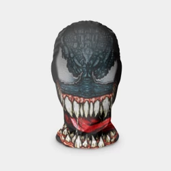 Маска карнавальная 3D Веном зубастый голова для косплея