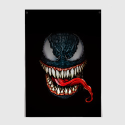 Постер Веном зубастый голова для косплея