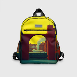 Детский рюкзак 3D Арт с поездом