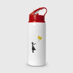 Бутылка для воды с трубочкой Wu-Tang Banksy